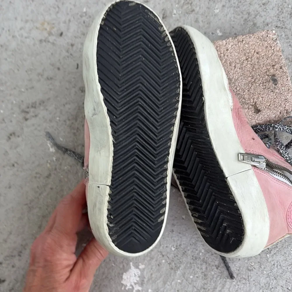 Golden Goose Francy Pink high tops
